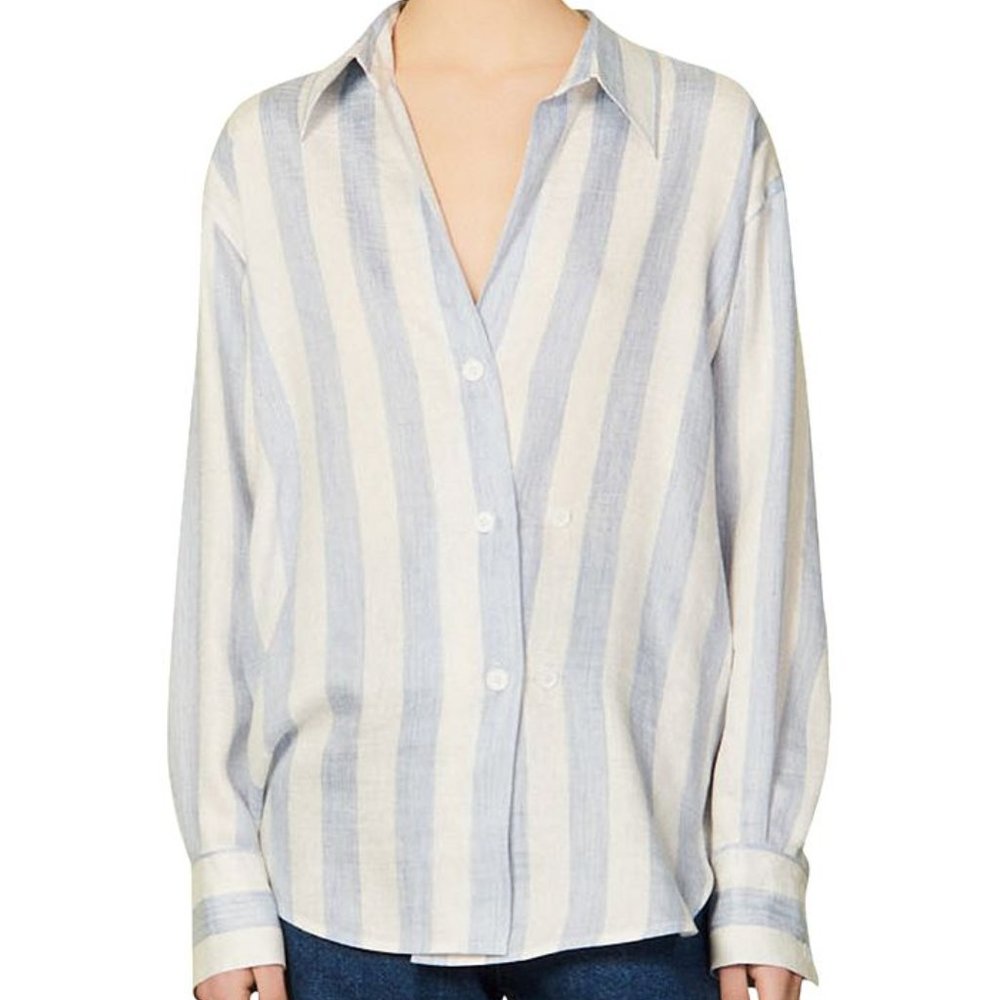 *ISO* Sandro Maggie striped top size 0/XS